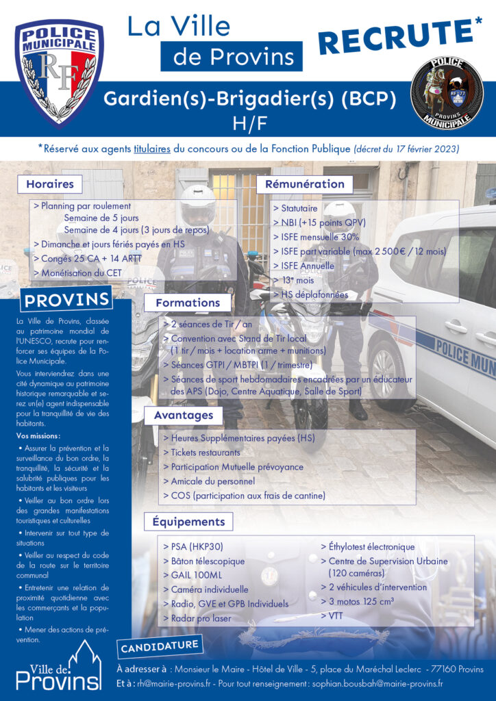 Recrutement PM 3
